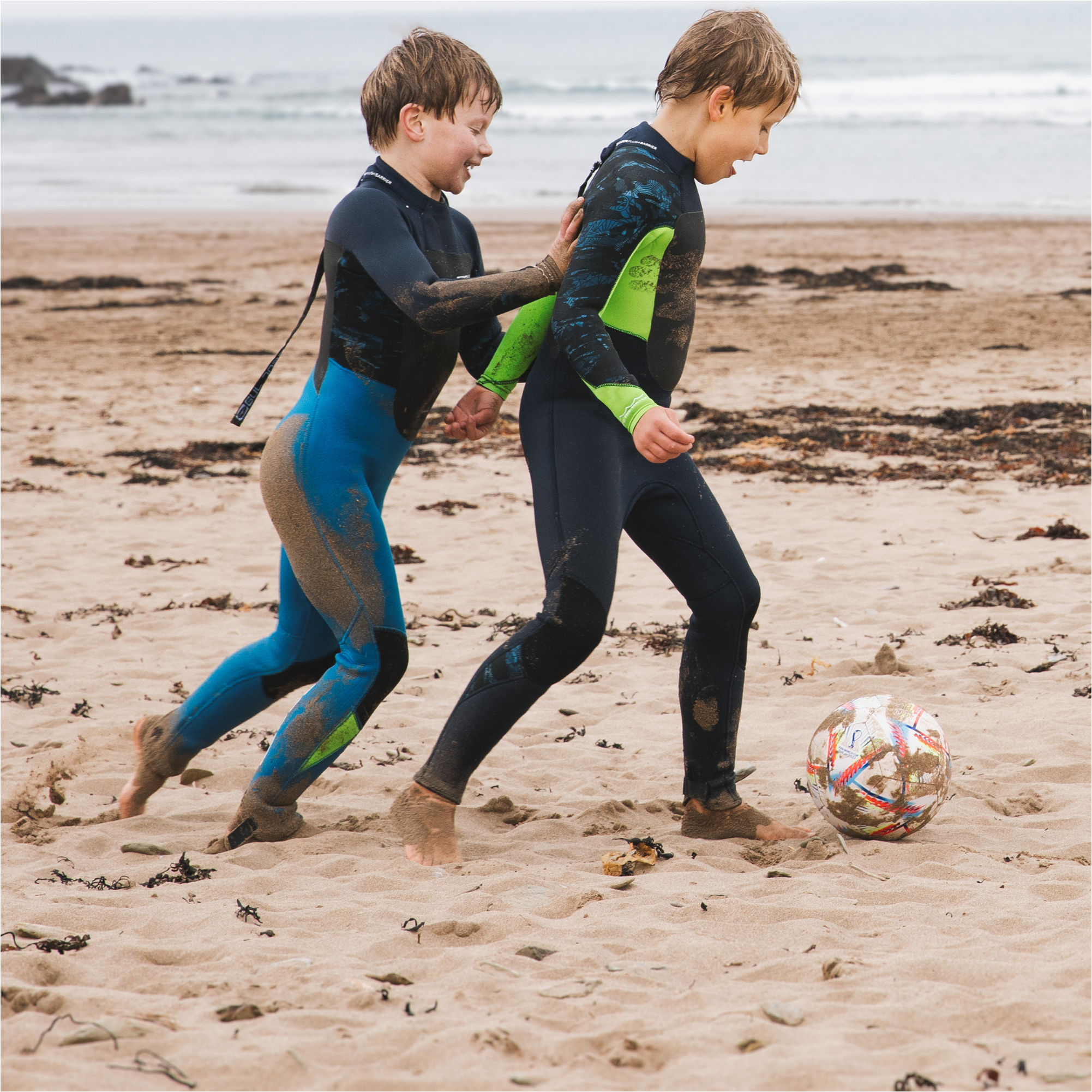 2025 Gul Junior Response 5/3mm Back Zip Wetsuit RE1218-C1 - Blue Easter / Navy